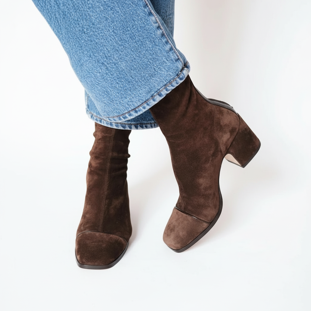 Alicia™ | Elegant Suede Ankle Boots