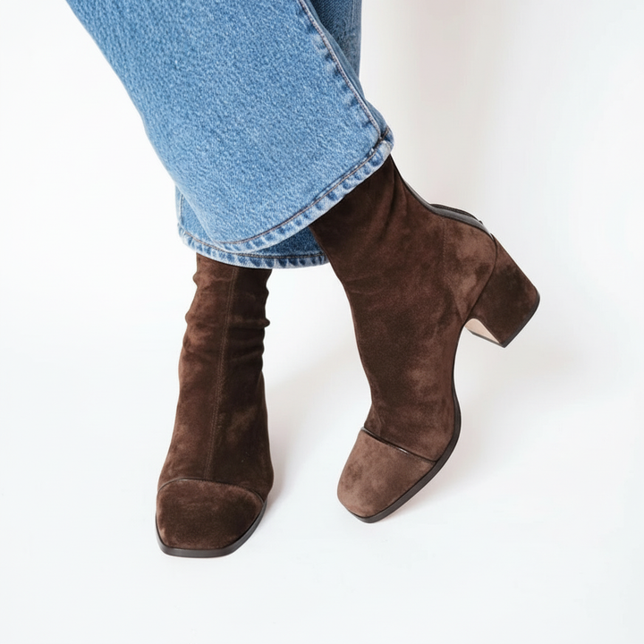 Alicia™ | Elegant Suede Ankle Boots