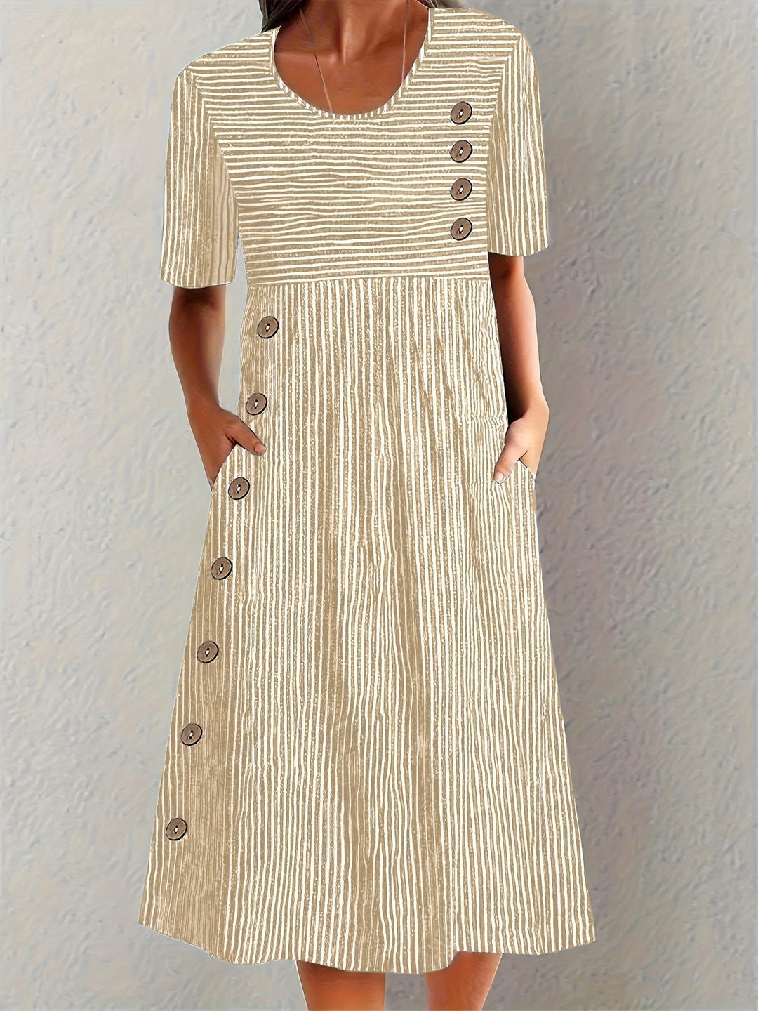 Pauline | Striped Summer Dress