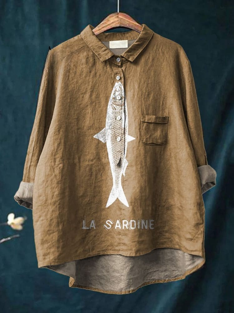 Rily | Sardine Graphic Shirt