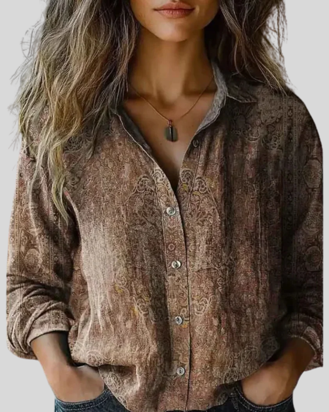 Juliette™ – Earth Blouse | Vintage Muse Collection