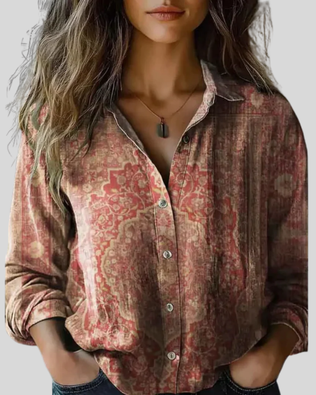 Colette™ – Cinnamon Drift Blouse | Vintage Muse Collection