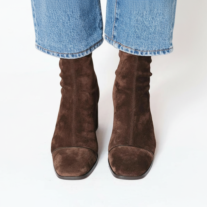 Alicia™ | Elegant Suede Ankle Boots