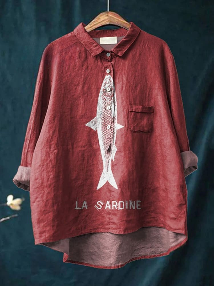 Rily | Sardine Graphic Shirt