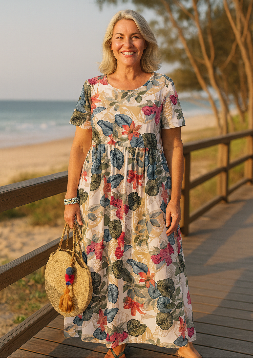 Kaysi | Breezy Floral Maxi Dress