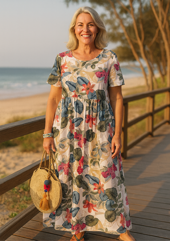 Kaysi | Breezy Floral Maxi Dress