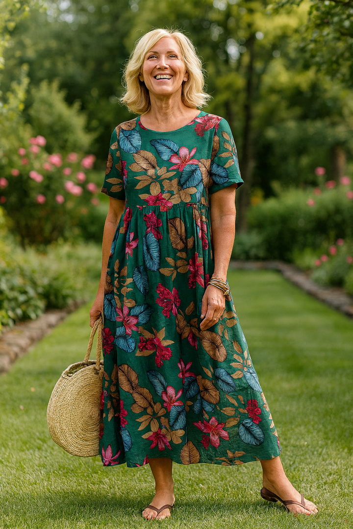 Kaysi | Breezy Floral Maxi Dress