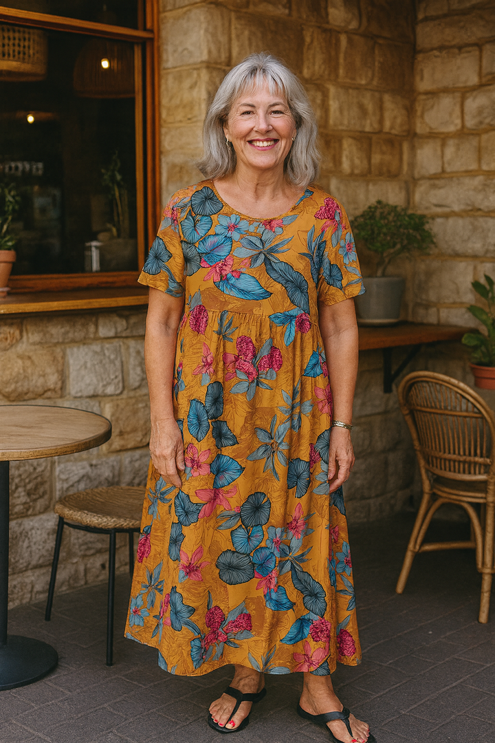 Kaysi | Breezy Floral Maxi Dress