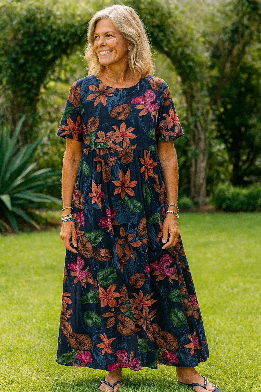 Kaysi | Breezy Floral Maxi Dress