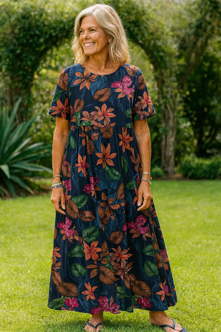 Kaysi | Breezy Floral Maxi Dress