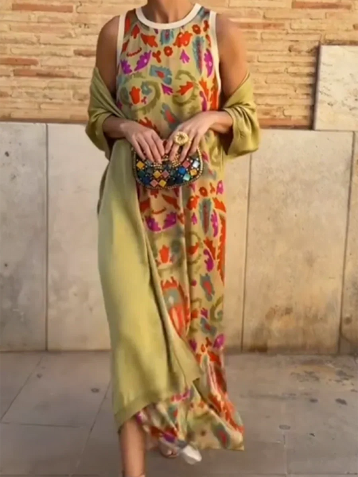 Amy - Boho Chic Two-Piece Dress