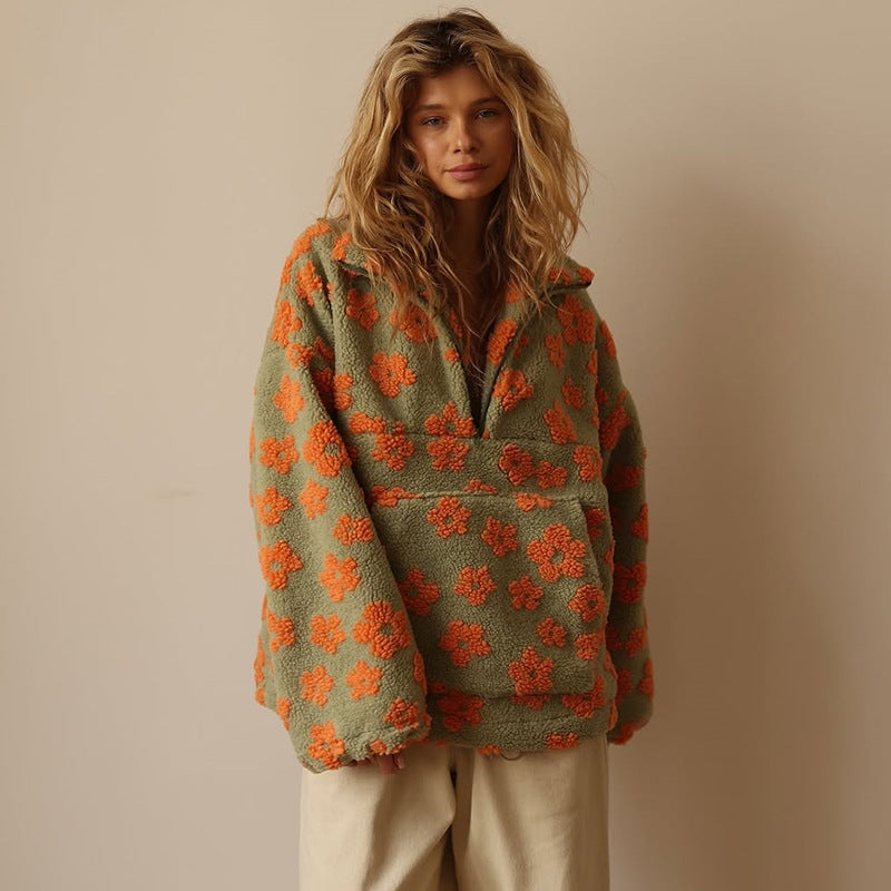Aysha | Fleece Bloom Sweater