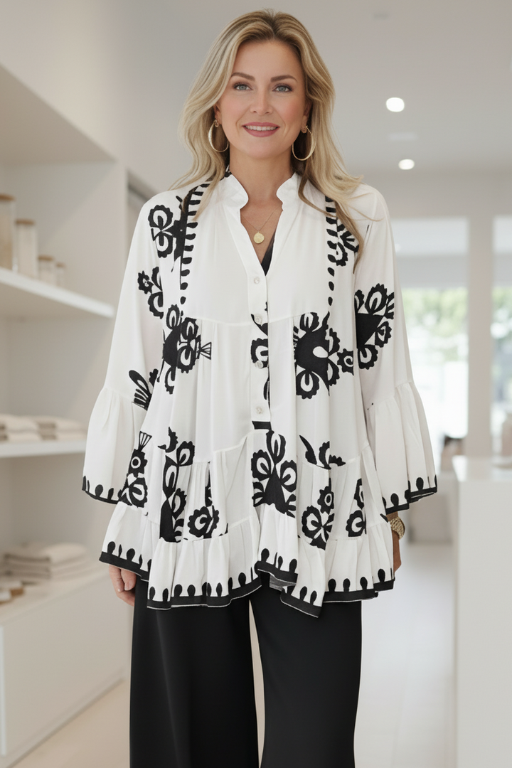 JOANNA - COASTAL BOHO TOP