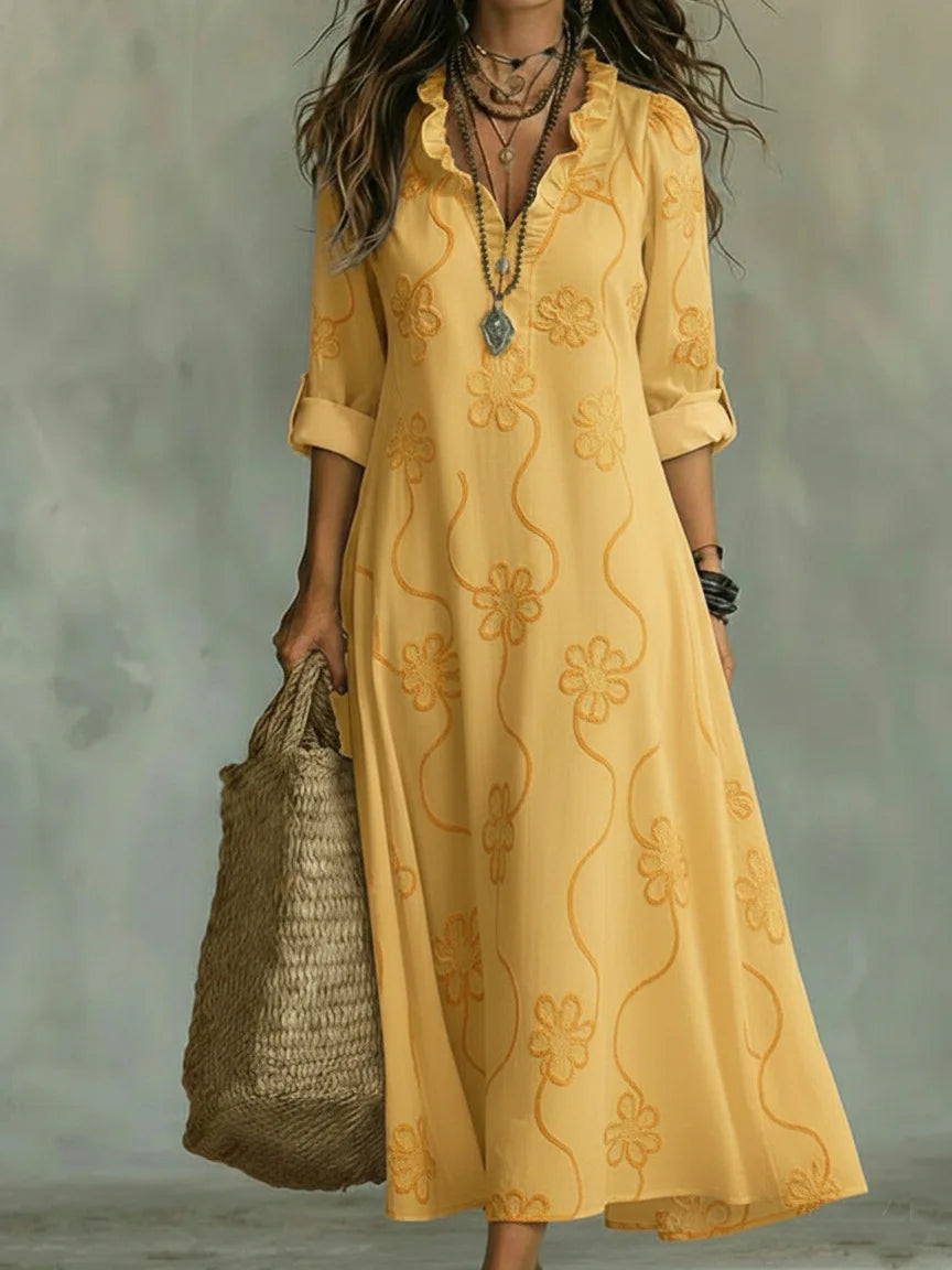 Abby - Floral Maxi Dress for Summer Days