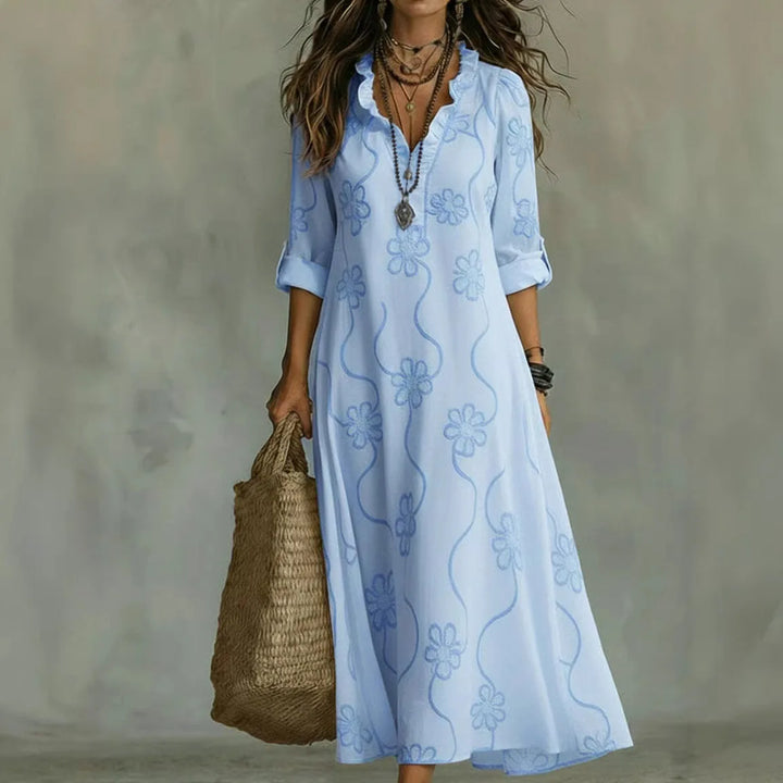 Abby - Floral Maxi Dress for Summer Days