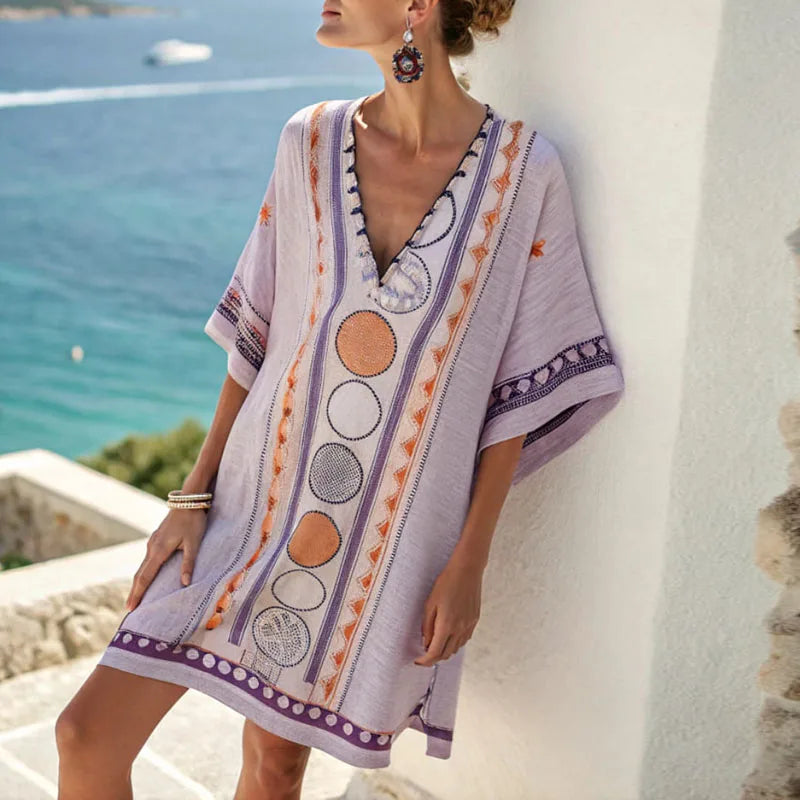 Emma - Elegant & Comfortable Strand Dress for Effortless Beach Style