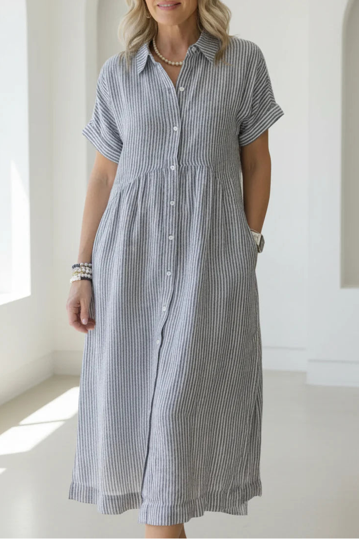 Olivia - LOOSE STRIPE DRESS
