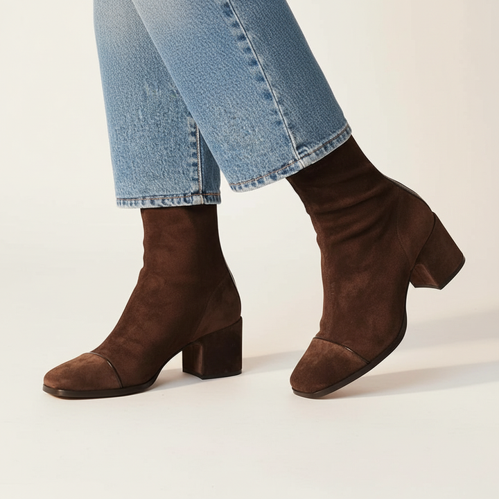 Alicia™ | Elegant Suede Ankle Boots
