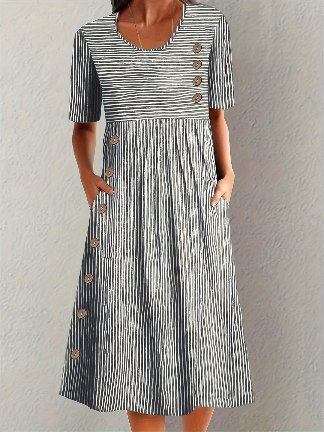 Emma | Striped Summer Dress
