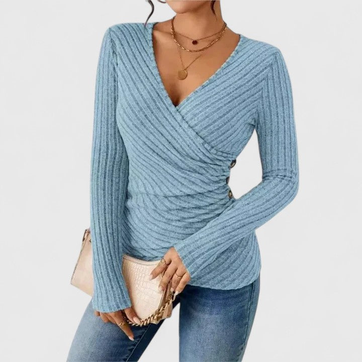 Clara | Elegant Tucking Top