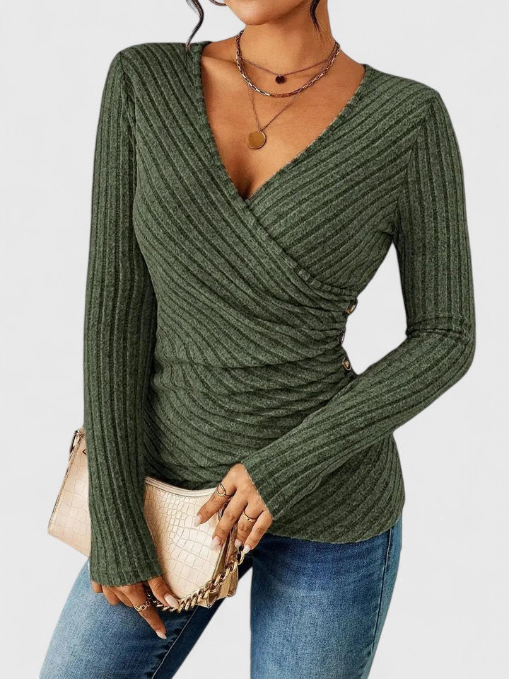 Clara | Elegant Tucking Top