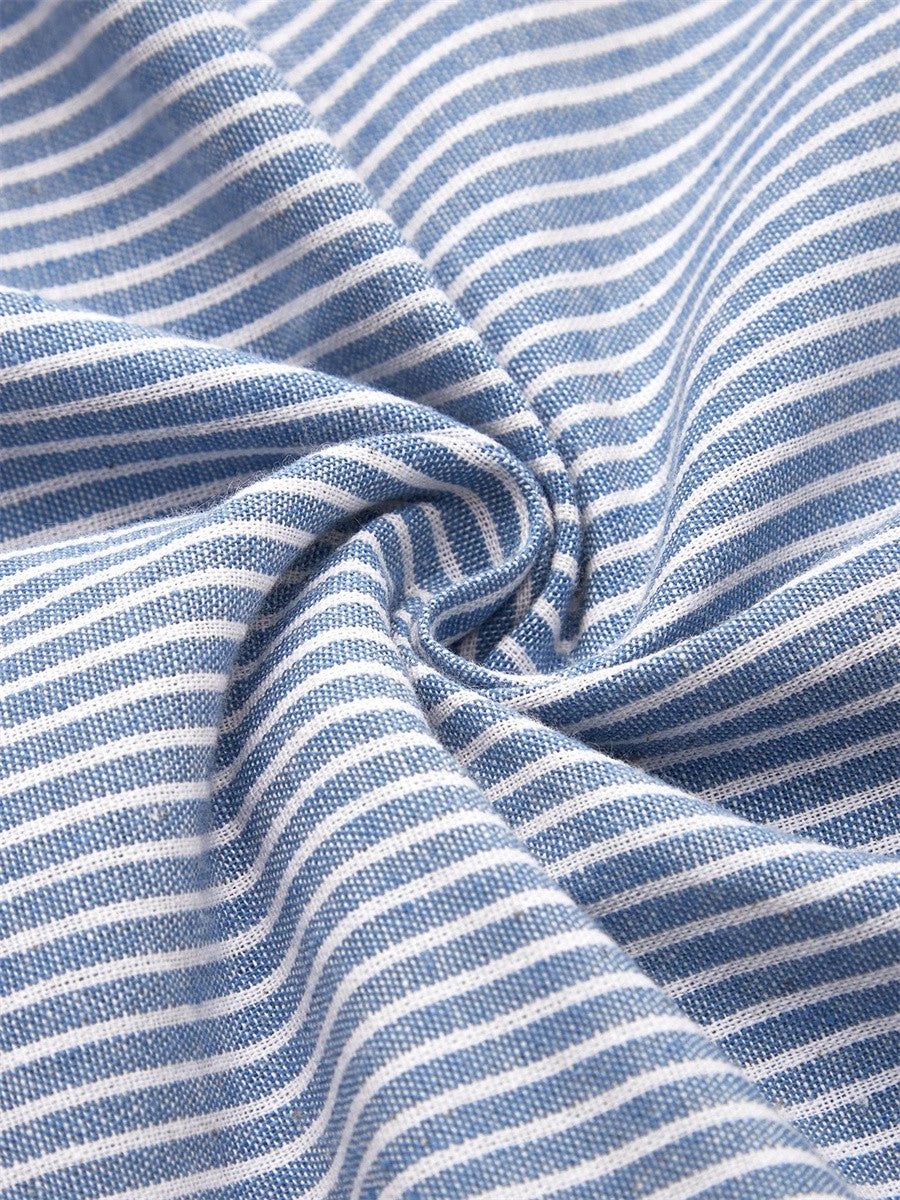 Britt | Striped Midi Dress – Effortless Comfort, Everyday Confidence