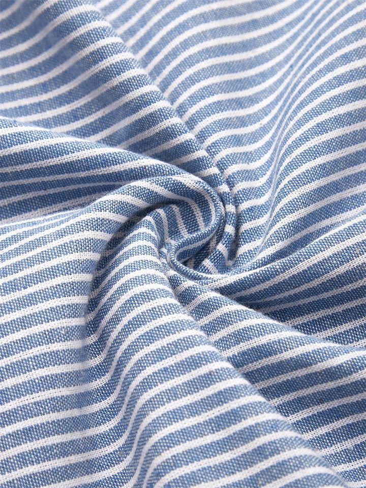 Britt | Striped Midi Dress – Effortless Comfort, Everyday Confidence