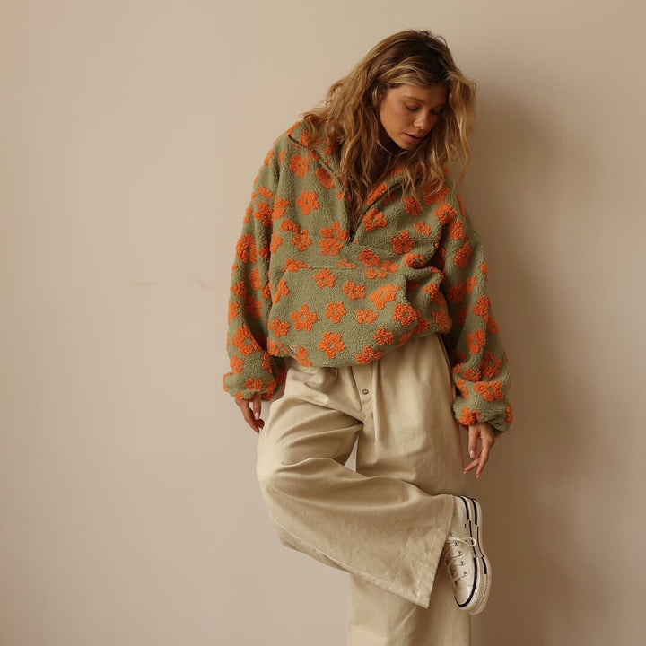 Aysha | Fleece Bloom Sweater