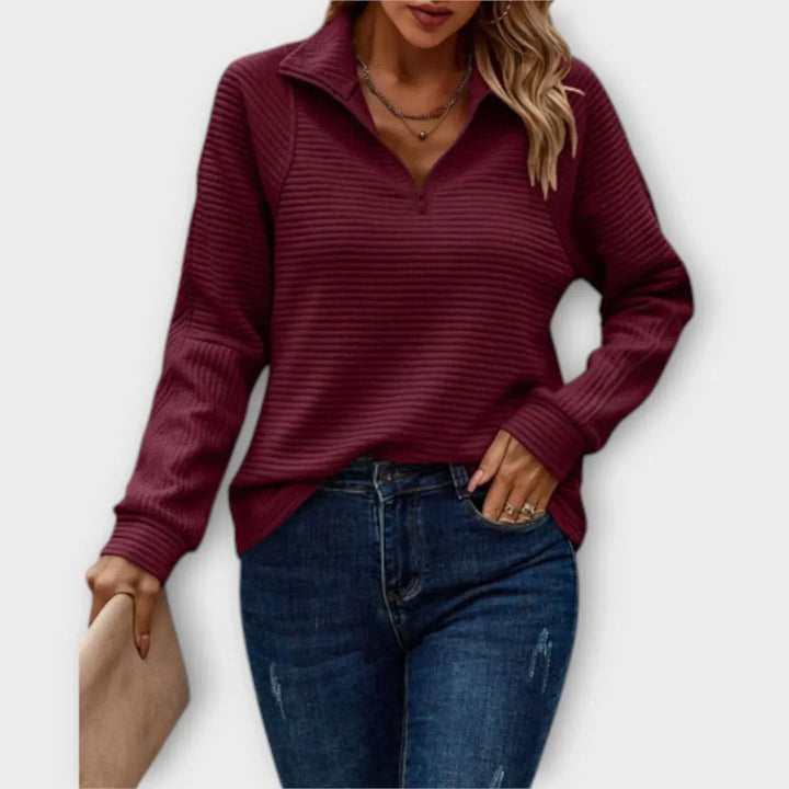 CAROLINE | Half-Zip Pullover